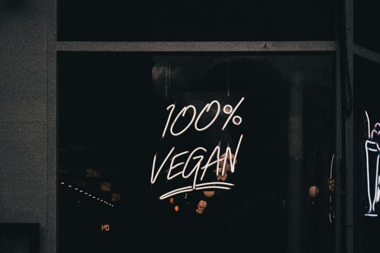 Veganism - black and white happy birthday signage