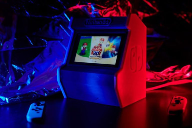Gaming Gadgets - a video game sitting on top of a table