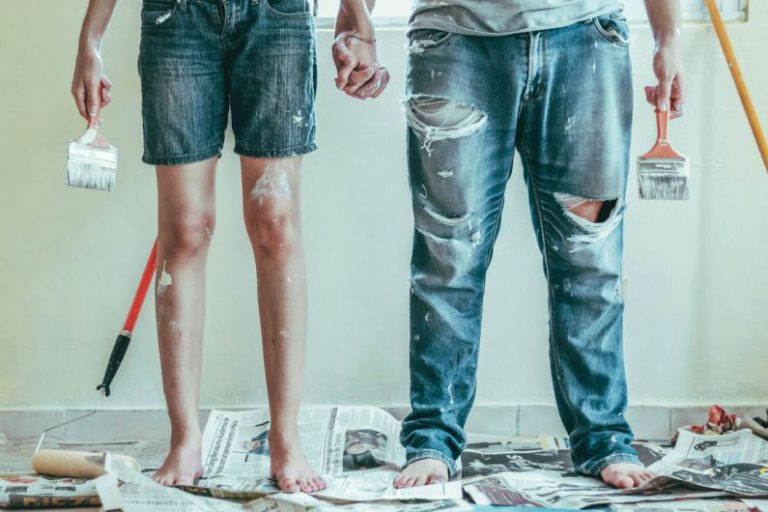 DIY Projects Kids - 2 person wearing blue denim jeans