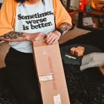 DIY Storage Solutions - a person with a box on the lap