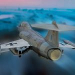 DIY Landscaping - a fighter jet flying in the sky